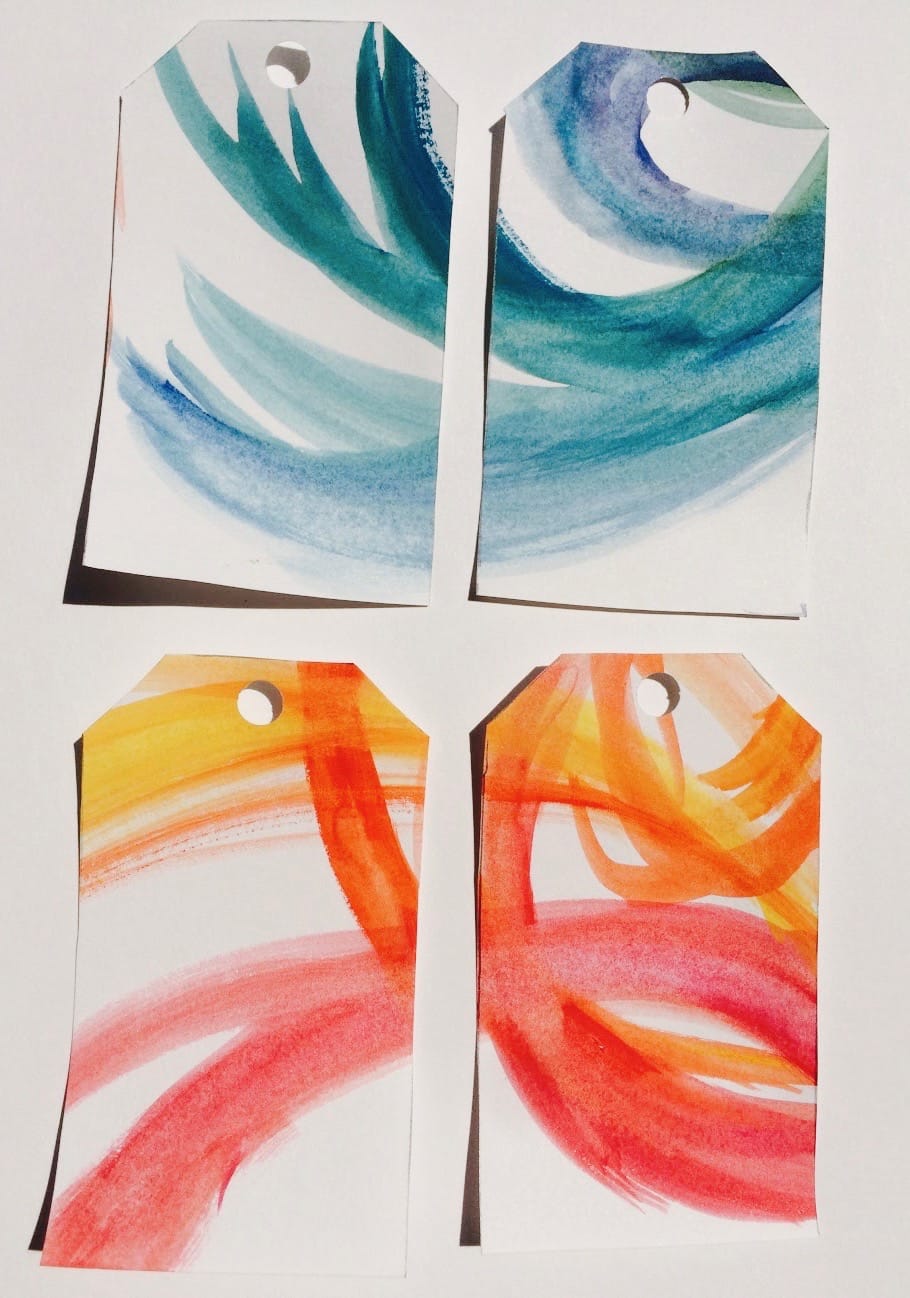 DIY: Watercolor Gift Tags