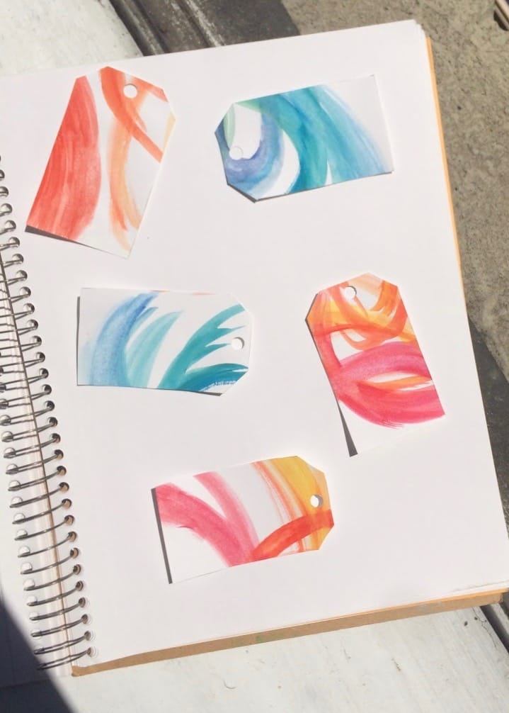 DIY: Watercolor Gift Tags